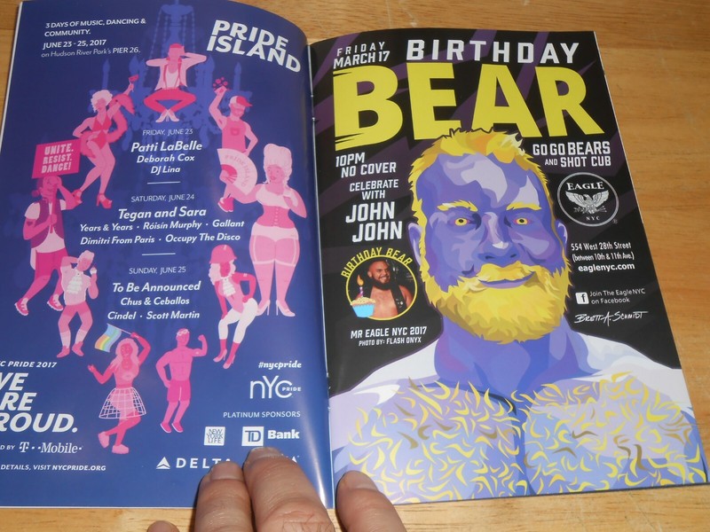 Pixie Aventura, Linda Clifford,Sarah Dash,EAGLE Bar BEAR Ad 2017 Get Out Mag,Gay