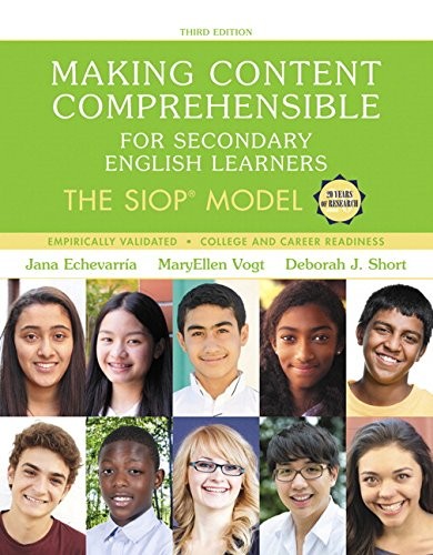 MAKING CONTENT COMPREHENSIBLE FOR SECONDARY ENGLISH By Jana Echevarria NEW