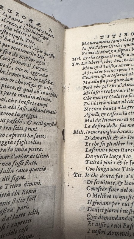 1586 2 WORKS OF VIRGIL IN 1 BOOK - Bucolics + Georgics & Aeneid Antique Italian gallery