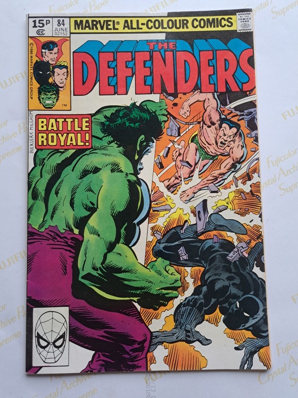The Defenders Issue 84, June 1980 Marvel , Battle Royal! Black Panther VF/NM