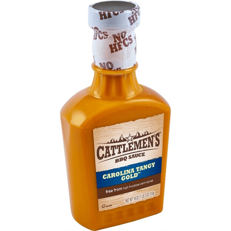 Cattlemen’s Carolina Tangy Gold BBQ Sauce, 18 oz 1.12 Pound (Pack of 1)