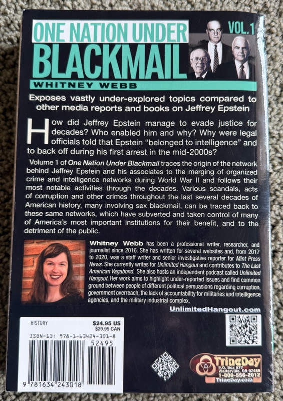 One Nation Under Blackmail - Vol. 1 - Whitney Webb Softcover Paperback Book gallery