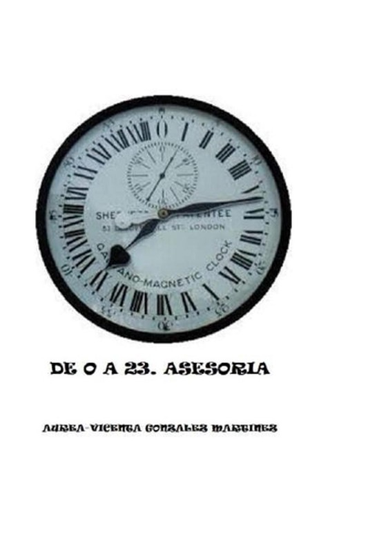 De 0 a 23. Asesoria by Aurea-Vicenta Gonzalez Martinez (Spanish) Paperback Book